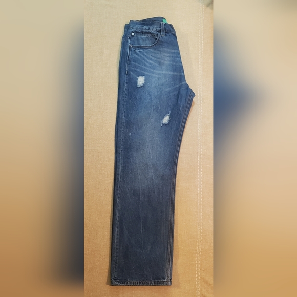 Coogi Denim Jeans Straight Mens Size 35x32 Embroidered Logo Pockets - Picture 6 of 10